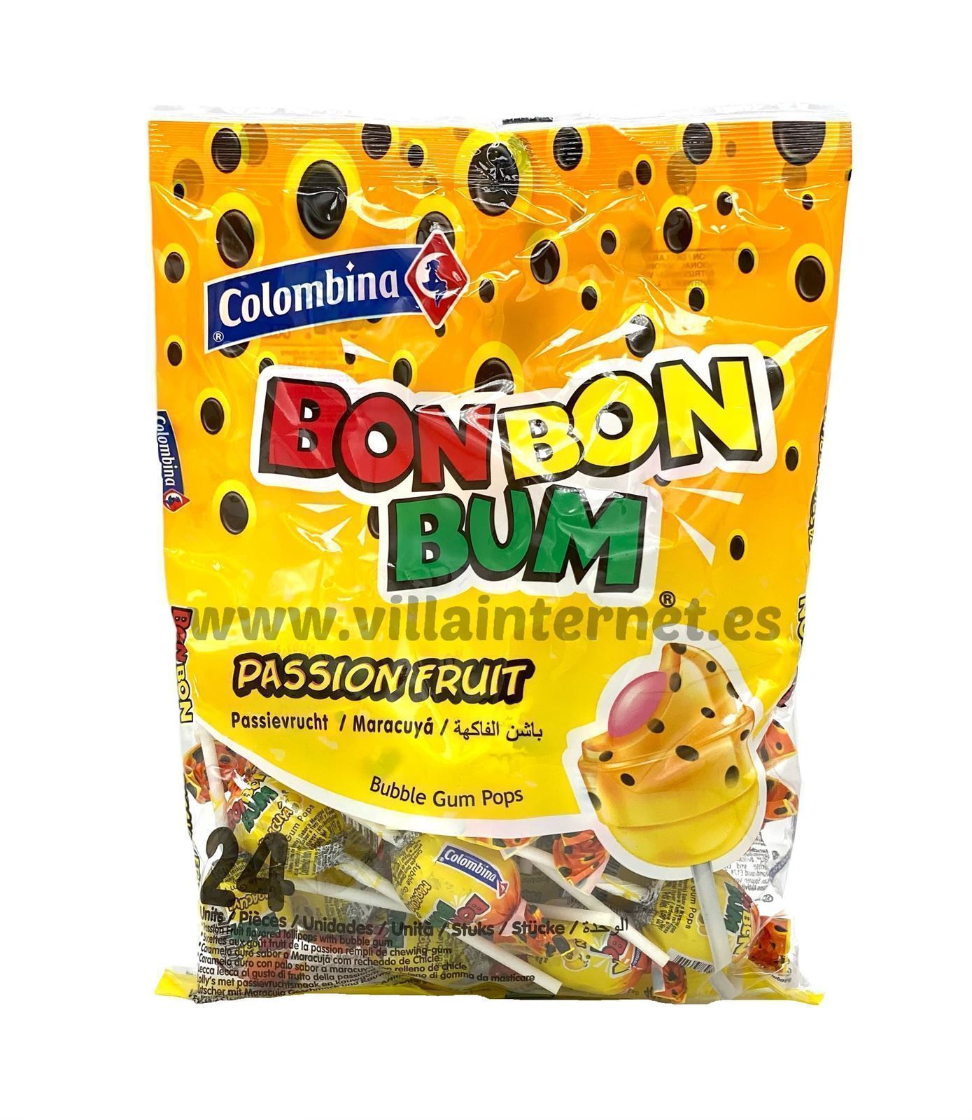 Bon Bon Bum sabor maracuya 24uds. - Imagen 1