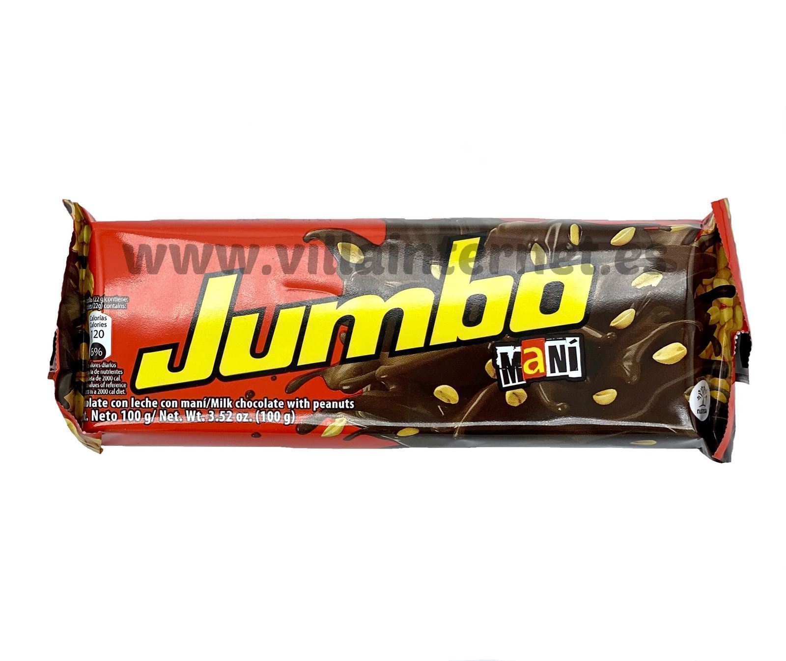 Chocolate Jumbo maní 100g - Imagen 1