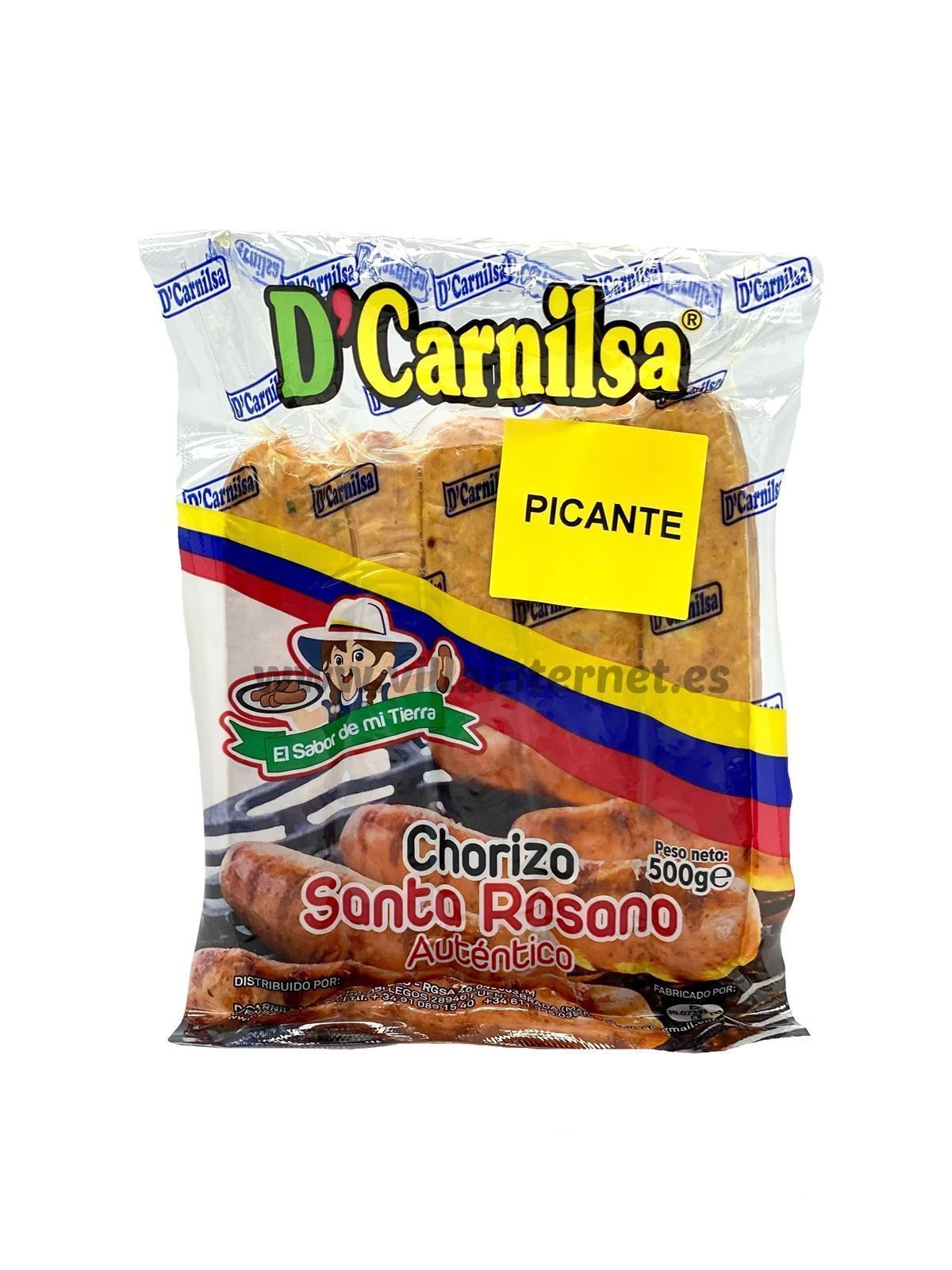 Chorizo Santa Rosano picante 5uds - Imagen 1