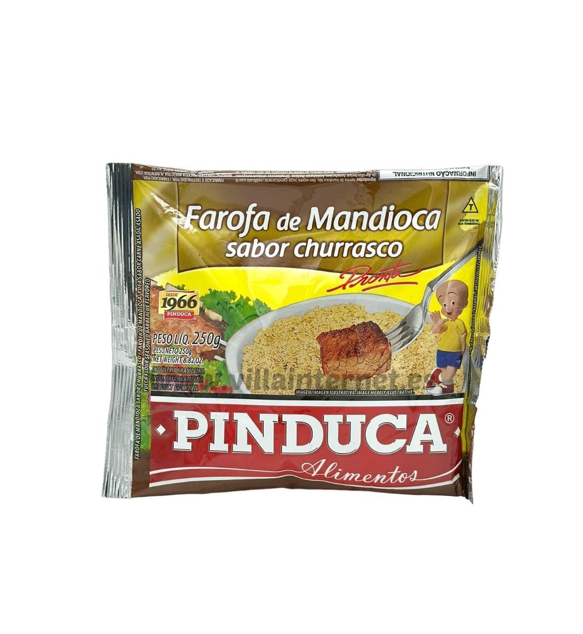Farofa de mandioca sabor churrasco 250g - Imagen 1