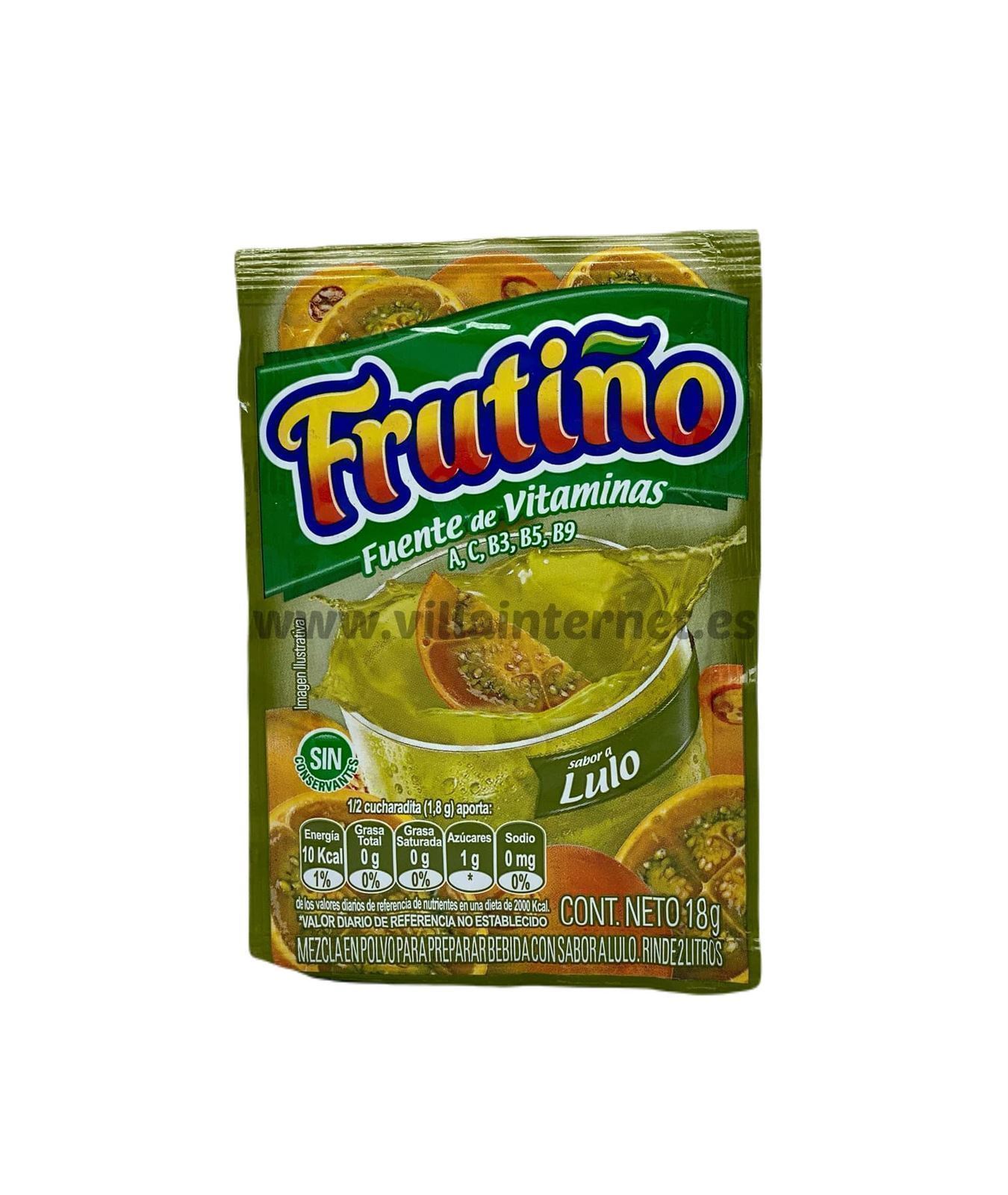 Frutiño instantáneo sabor lulo 18g - Imagen 1