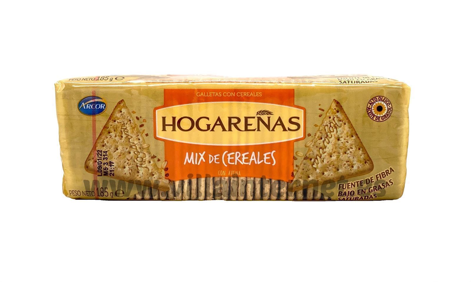 Galletas mix de cereales Hogareñas 185g - Imagen 1