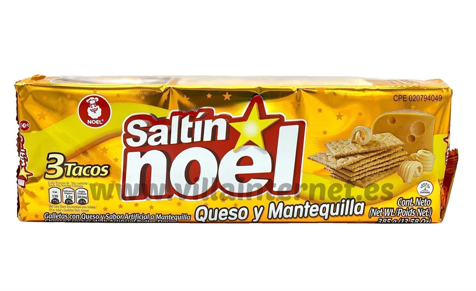 Galletas saltín noel queso y mantequilla 385g - Imagen 1