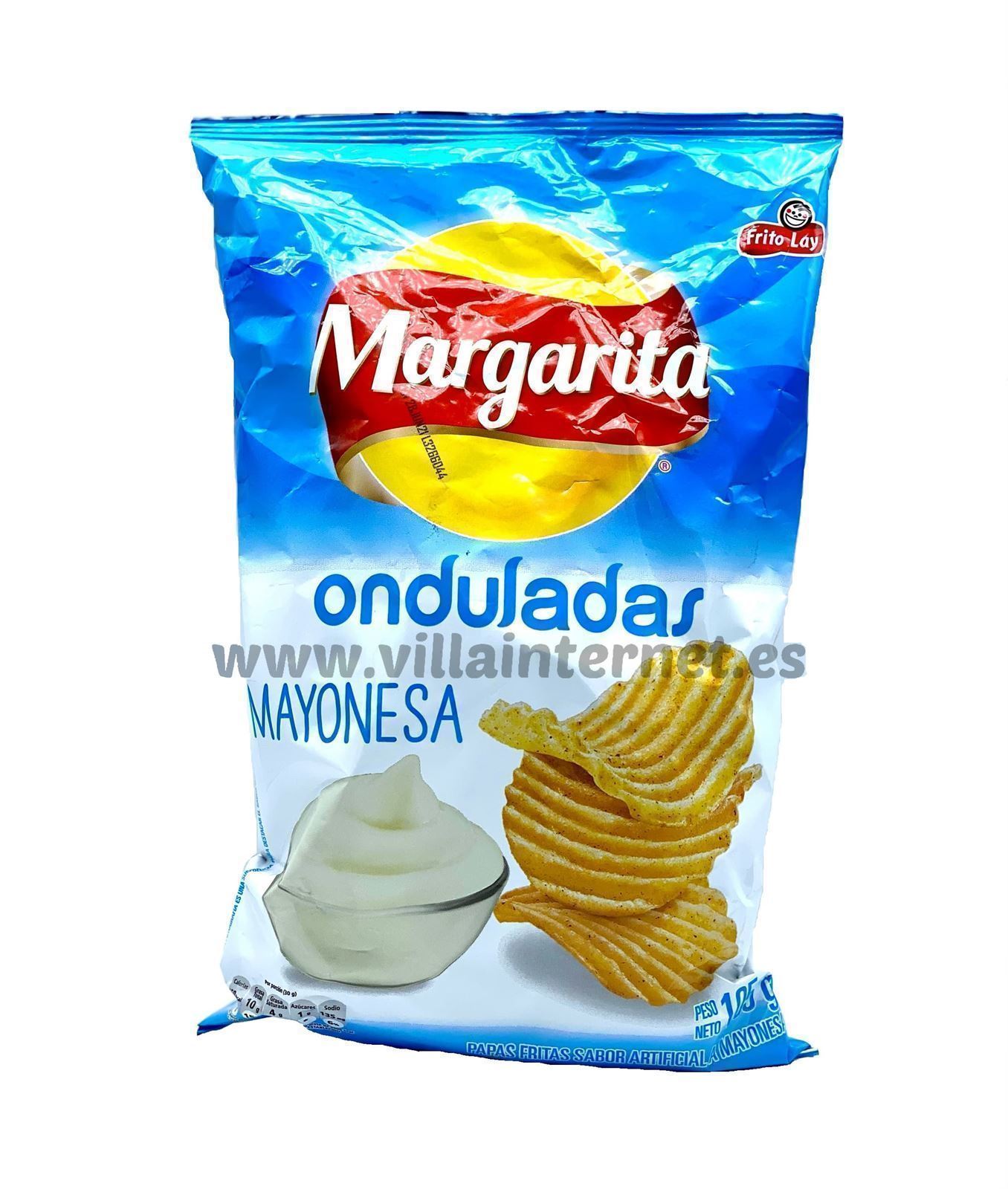 Margarita onduladas sabor mayonesa 105g - Imagen 1
