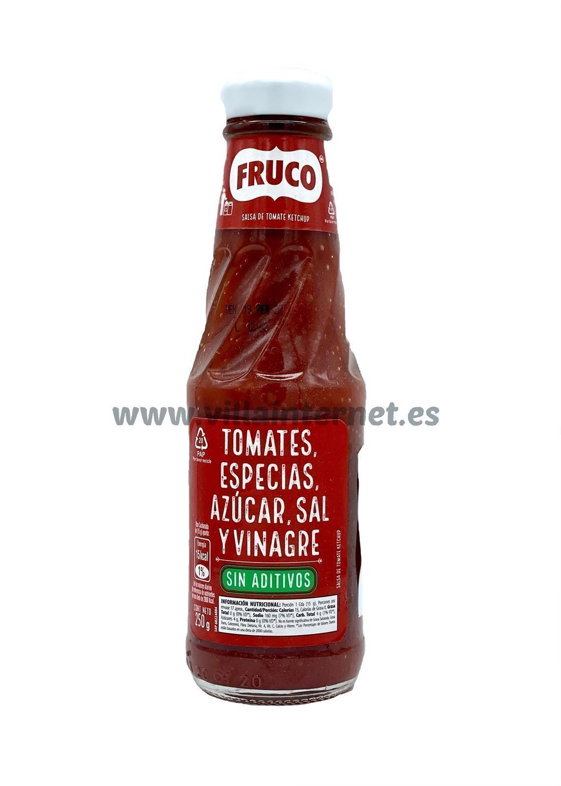 Salsa de tomate Kétchup Fruco 250g - Imagen 1
