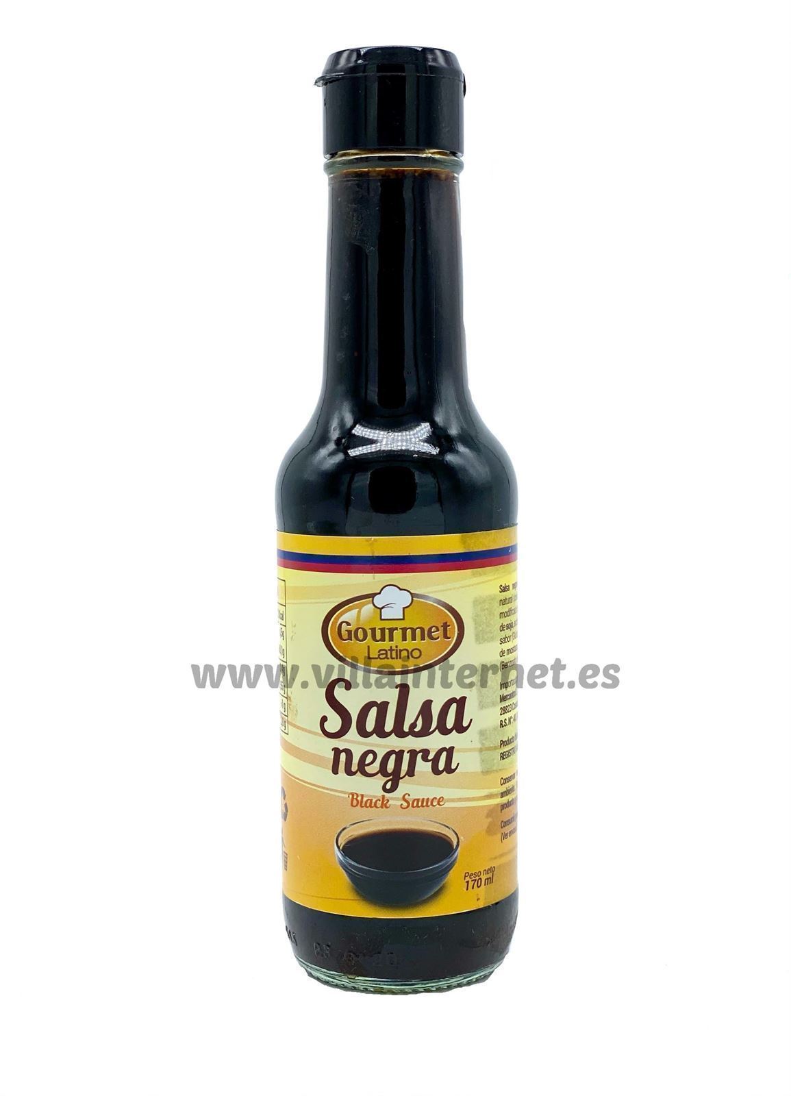 Salsa negra Gourmet Latino 170ml - Imagen 1