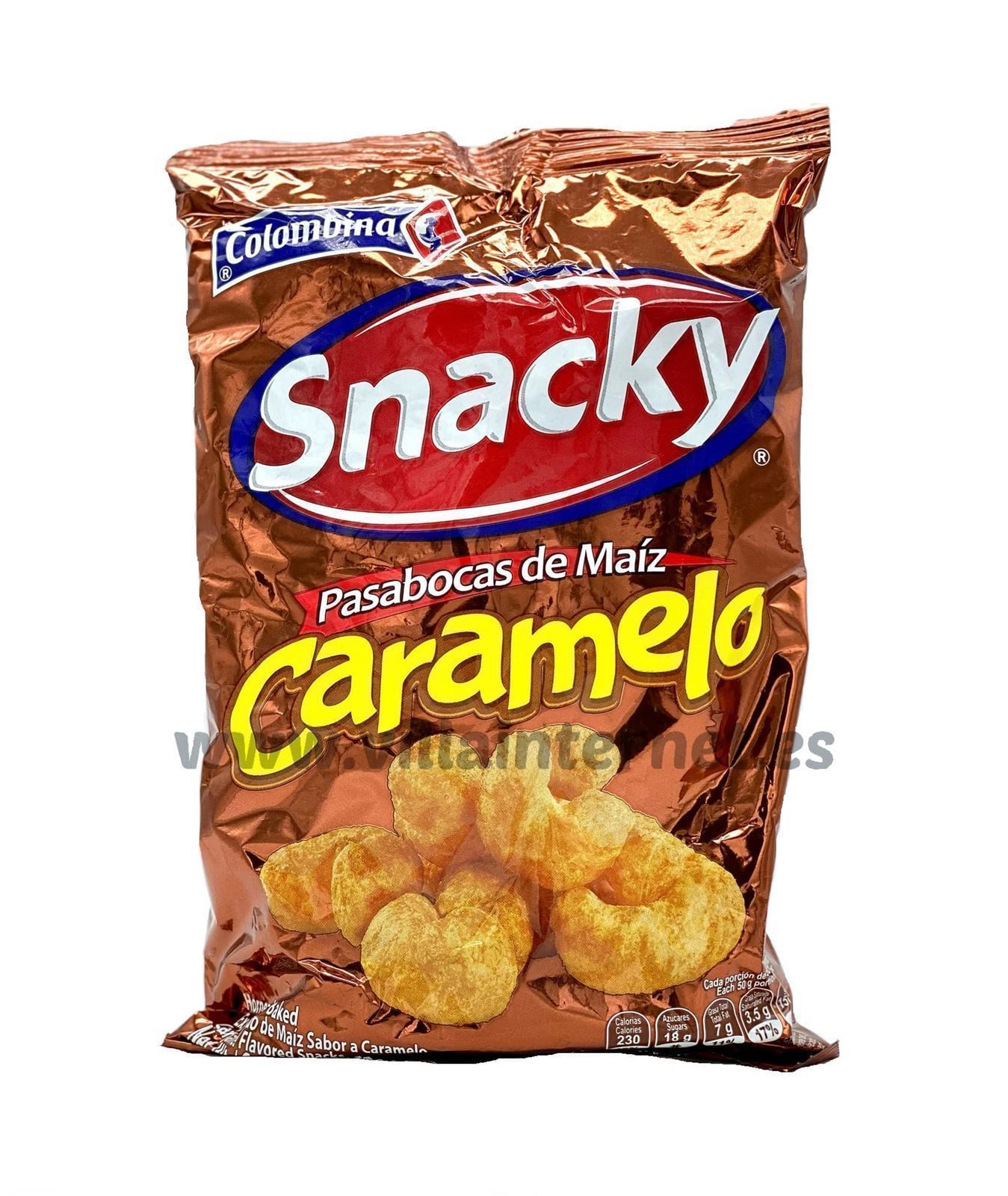 Snacky sabor caramelo 50g - Imagen 1
