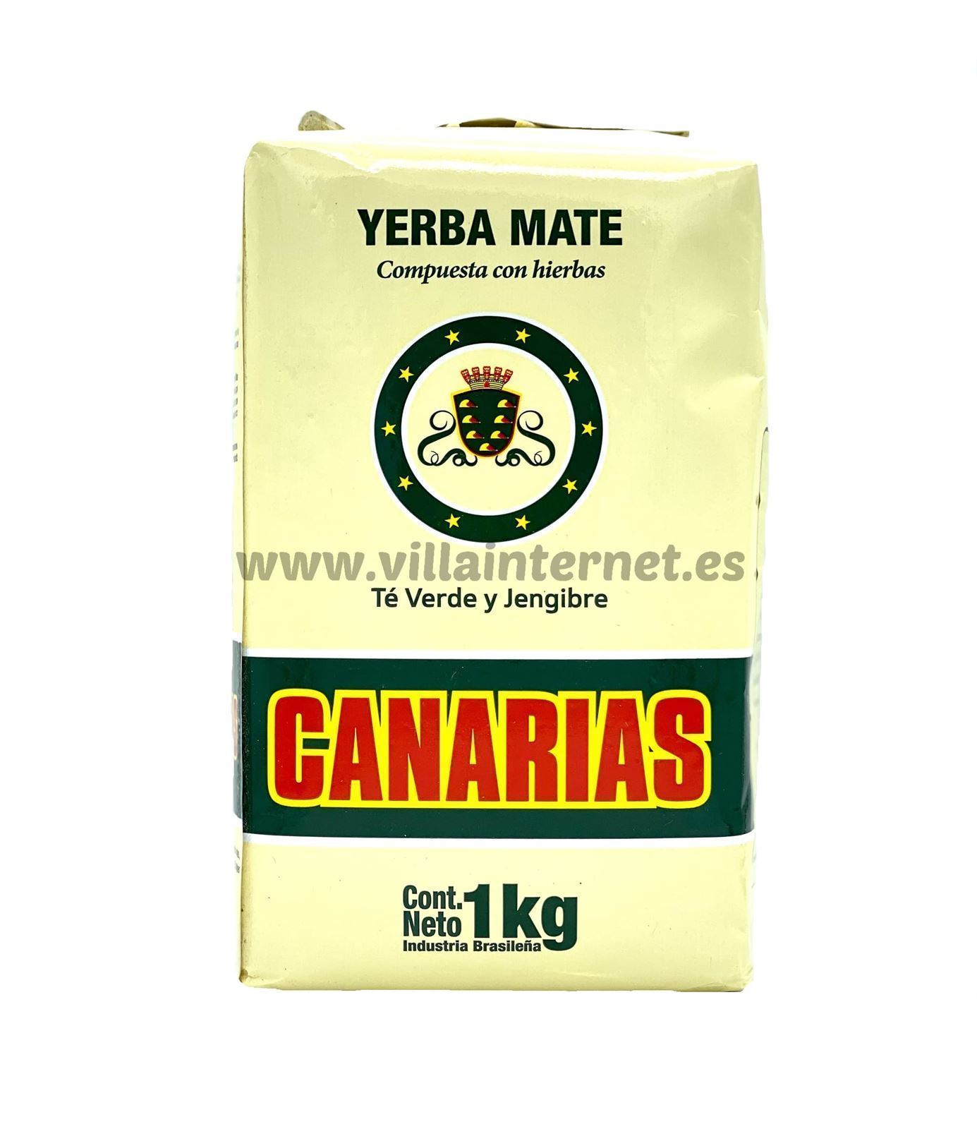 Yerba mate Canarias té verde y jengibre 1Kg - Imagen 1