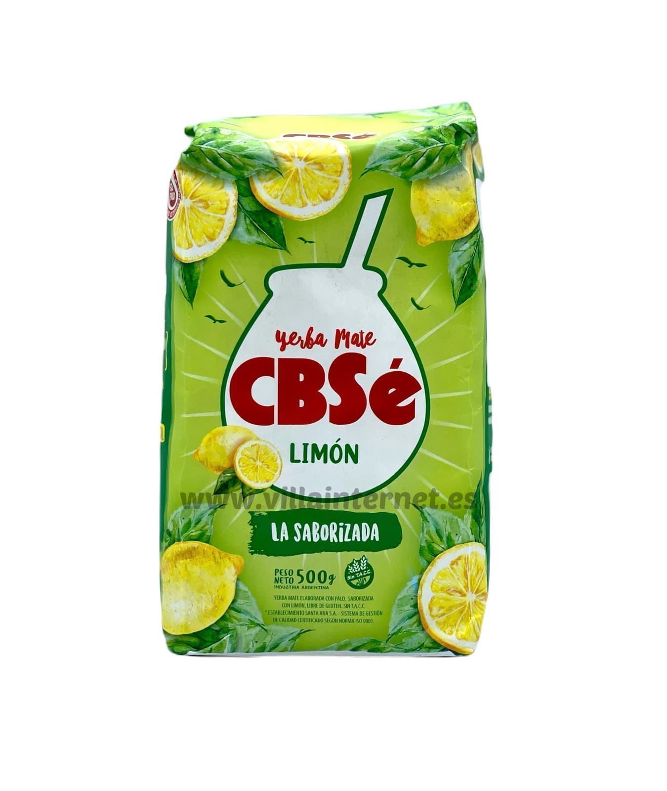 Yerba mate CBSé limón 500g - Imagen 1