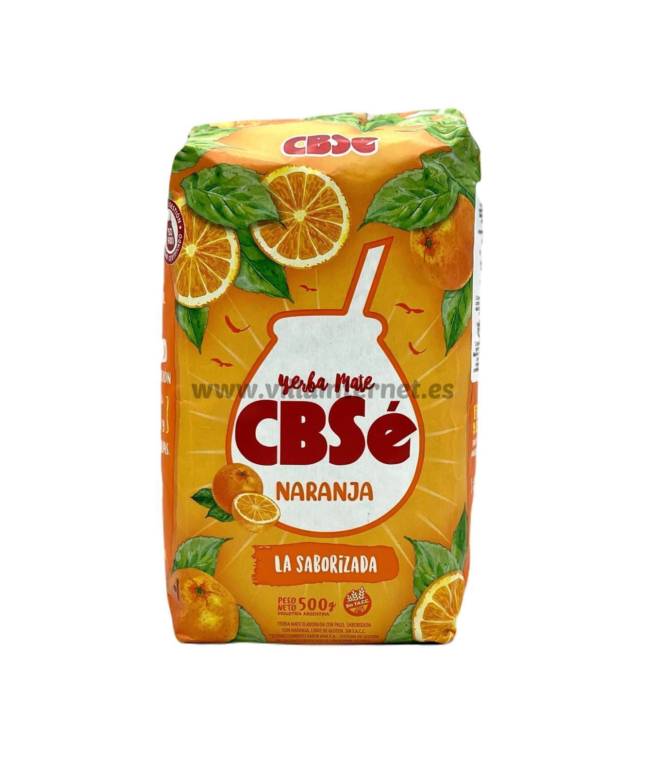 Yerba mate CBSé naranja 500g - Imagen 1