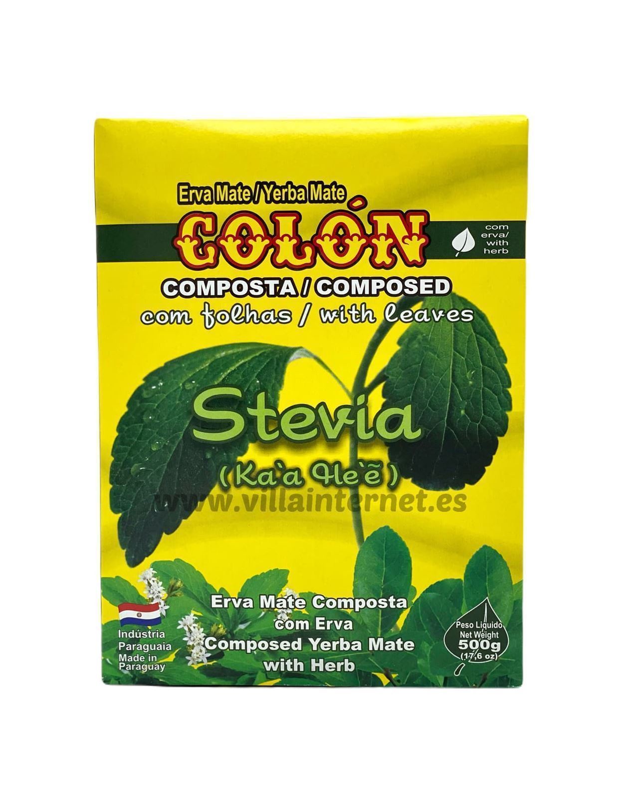 Yerba mate Colon compuesta stevia 500g - Imagen 1