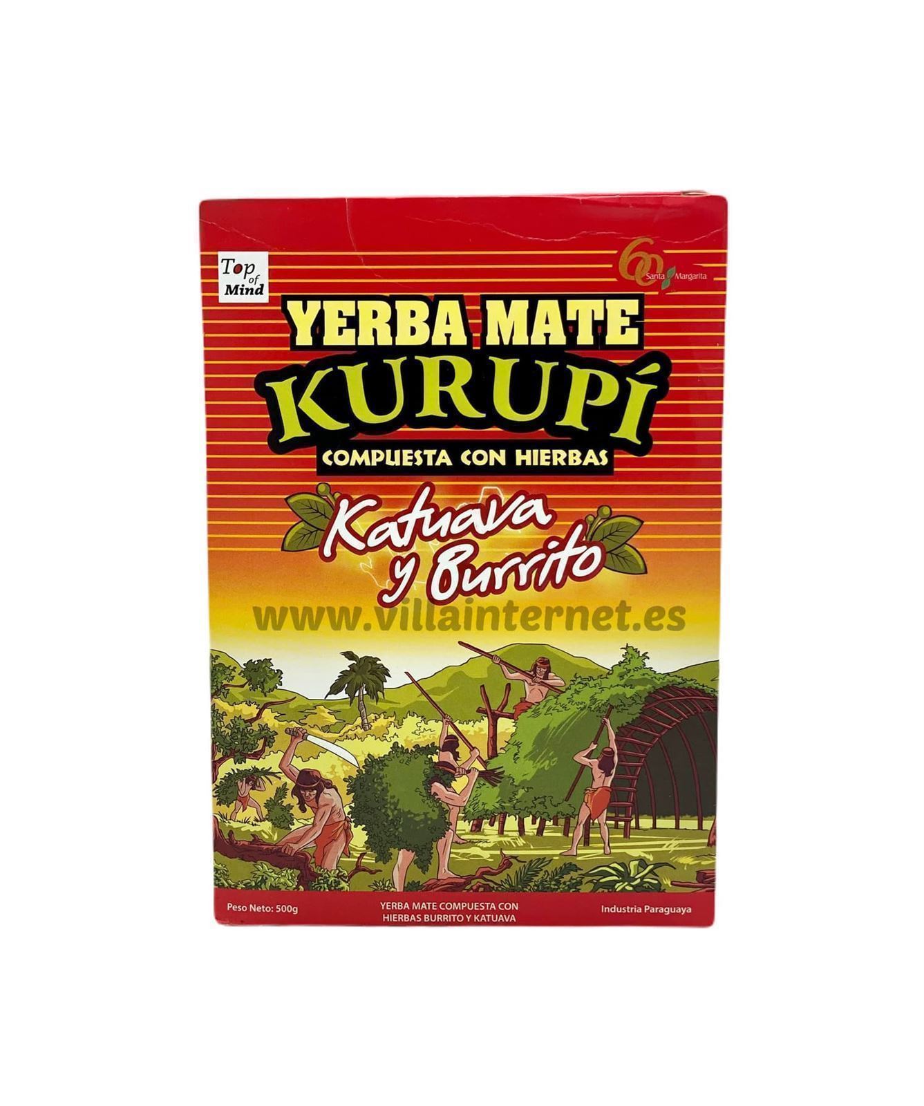 Yerba mate compuesta con hierbas katuava y burrito 500g - Imagen 1